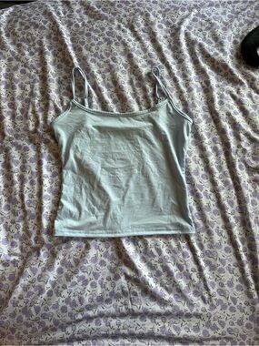 Women’s Stretchy Spaghetti Strap Tank Top in Light Blue